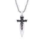 Viking Celtic Stainless Steel Pendant Necklace
