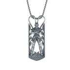Monkey King Sun Wukong Relief Pendant Necklace for Men — Choker