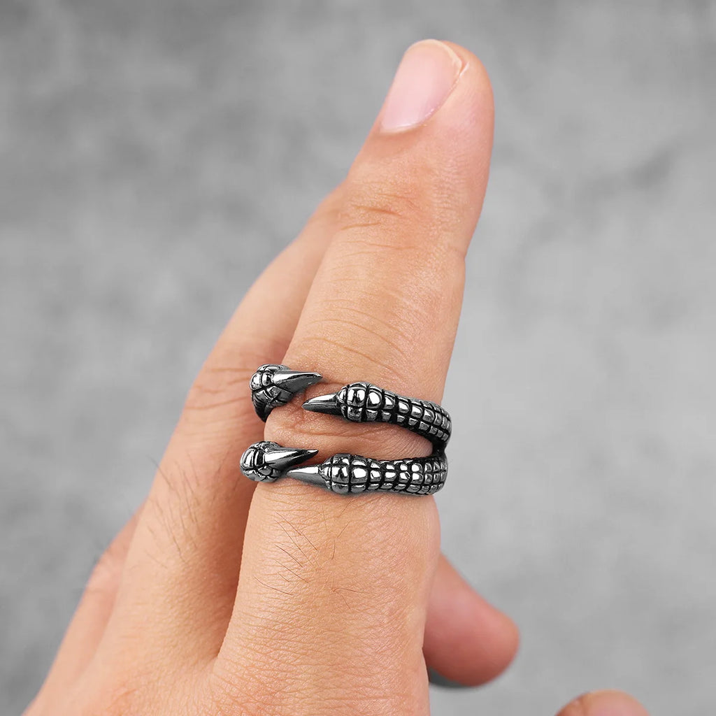 Dragon Claw Ring — Stainless Steel