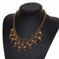 Layered Skull Choker Necklace — Gothic Vintage