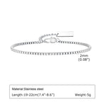 Minimal Thin Chain Bracelet — Stainless