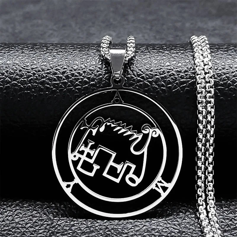 Astaroth Sigil Pendant Necklace — Stainless Steel