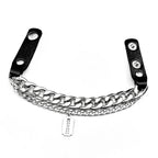 Vintage Razor Blade Statement Bracelet — Stainless Steel