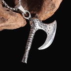 Retro Domineering Nordic Battle Ax Pendant Necklace for Men and Women Punk Pendant Lucky Amulet Jewelry Gift