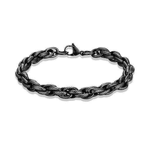Male Retro Stainless Steel Cuban Chain Bracelet Men Hip Hop on the  Fashion hand Jewelry Miami Chain Bracelets For Boy Gift Hot