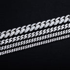 Iced Out Cuban Bracelet — 925 Silver