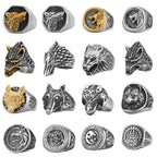 Ring Viking Wolf Stainless Steel