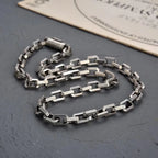 Brass Punk Hiphon rock link Chain Cool Necklace Clavicle Chain Necklace For Women Men Girls Party Jewelry