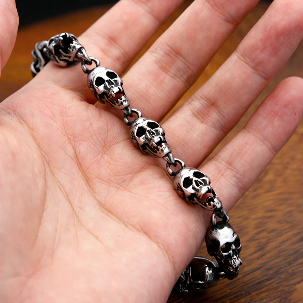 Skull Bracelet 316L — Stainless Steel