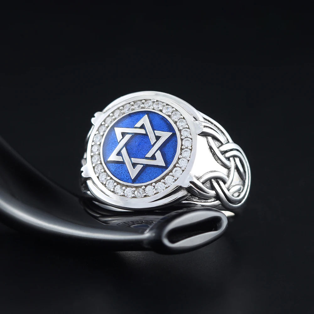 Star of David Ring — 925 Silver