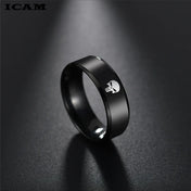 Black Skull Devil Ring — Stainless Steel