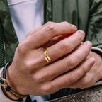 Minimal Blade Ring — Stainless Steel