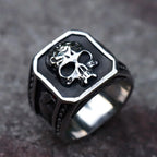 Retro Skull Gothic Biker Ring — Stainless Steel