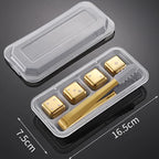Reusable Whiskey Stones Stainless Steel Ice Cubes Quick-Freeze Wine Cooler Food Grade Metal Pellets Beer Cooler Bar