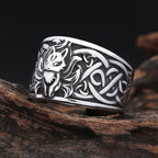 Nine Tailed Fox Ring — Stainless Steel