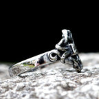 Viking Cross Amulet Celtic Knot Ring — Stainless Steel