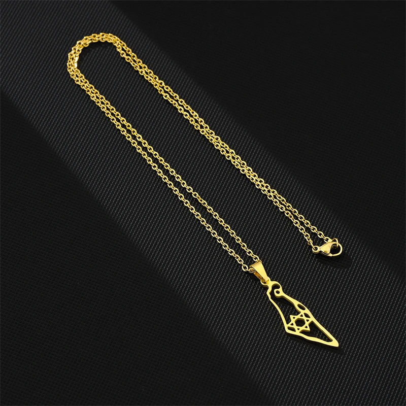 Israel Hexagram Star Pendant Necklace