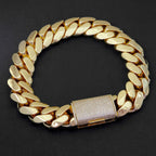 Rose Gold Cuban Chain Necklace 30/40MM Heavy