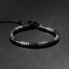Fashion Wave Hematite Magnetic Bracelet Men Original Beaded Hematite Energy Bracelets for Women Positive Energy Jewelry