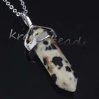 Amethyst Crystal Pendant Necklace