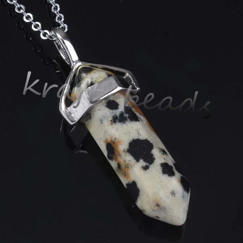 Amethyst Crystal Pendant Necklace