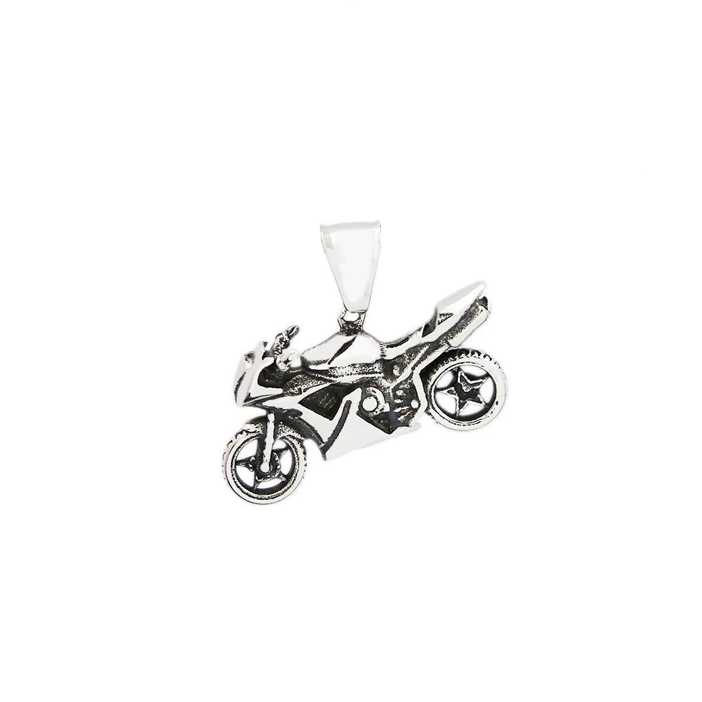 Motorcycle Steel Pendant Vintage Punk Knight Unique
