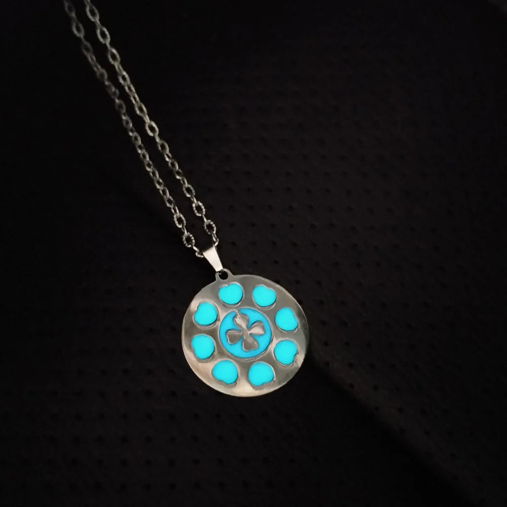Luminous Heart Pendant Necklace — Stainless Steel