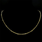 Length 60cm Ball Bead Chain Necklace for Women Men Stainless Steel Gold Sliver Black Color Fashion Jewelry Accessories