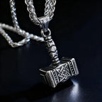 Thor Mjolnir Steel Pendant 316L Norse Mythology