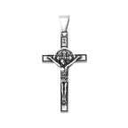 Vintage Jesus Cross Pendant — 316L Stainless Steel