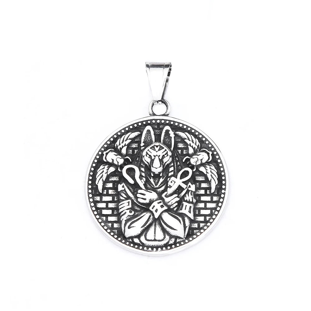 Anubis Pendant Necklace — 316L Stainless Steel