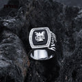 Catuni Black Rings for Men Jonathan Gilbert Family Ring Alaric Saltzman Jeremy Gilbert Jewelry Cosplay Party Fandom