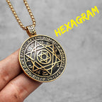 Judaism Star of David Stainless Steel Men Women Necklaces Pendants Chain Punk Trendy Amulet Jewelry Creativity Gift Wholesale