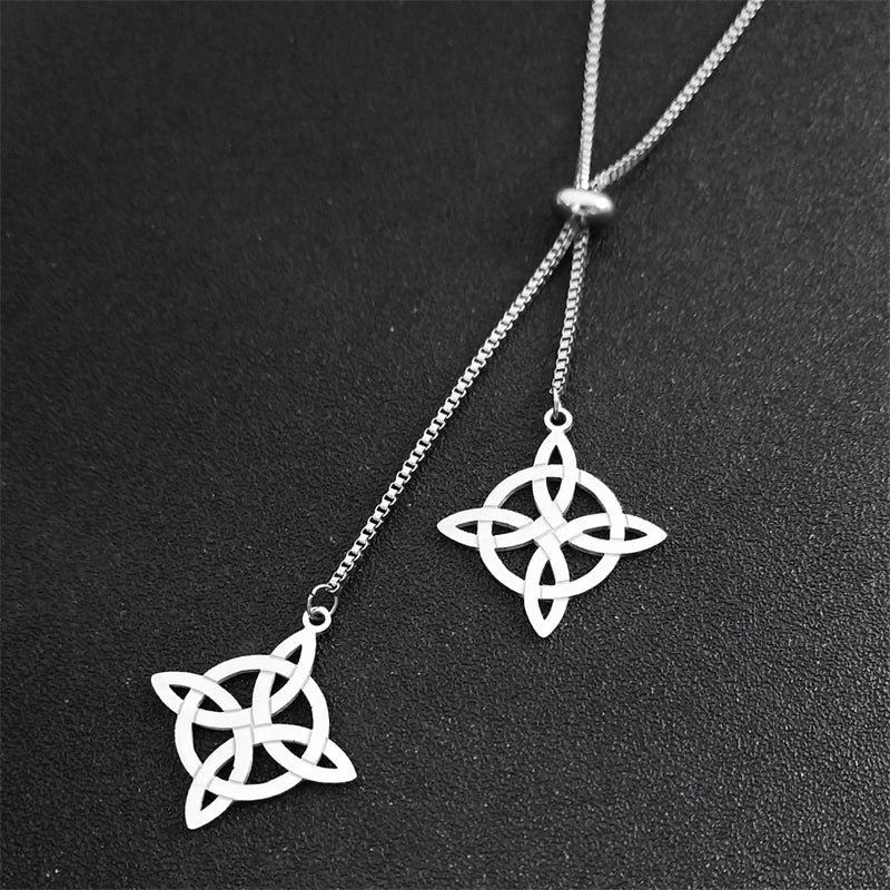 Celtic Steel Chain Witch Knot Witchcraft Sweater