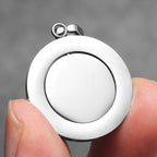 Rotatable Viking Compass Rune Men Necklaces With Pendant Stainless Steel Jewelry For Male Women Punk Accessories Gifts Wholesale