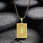 Zodiac Sign Capricorn Pendant Necklace for Women Men 12 Constellation Jewelry Choker Charm Chain Birthday Gift Female Collar