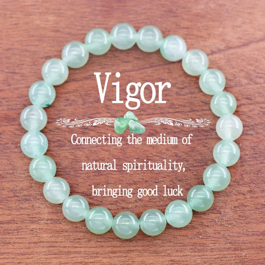 Multi-Color Bead Bracelet with Adjustable Length