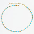 Luxury Sexy Choker Iced Out Tennis Chain Necklace For Women Cubic Zircon Crystal Short Hiphop Neck Accessories Jewelry