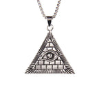 Pyramid Steel Pendant European American Versatile