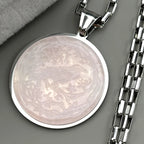 Tree Of Life Steel Pendant Gothic Crow Bird Raven