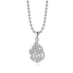 Full Moissanite Necklaces For Women Men 925 Sterling Silver Lab Diamond Pendant Chain Wedding Party 18K Gold Plated Fine Jewelry