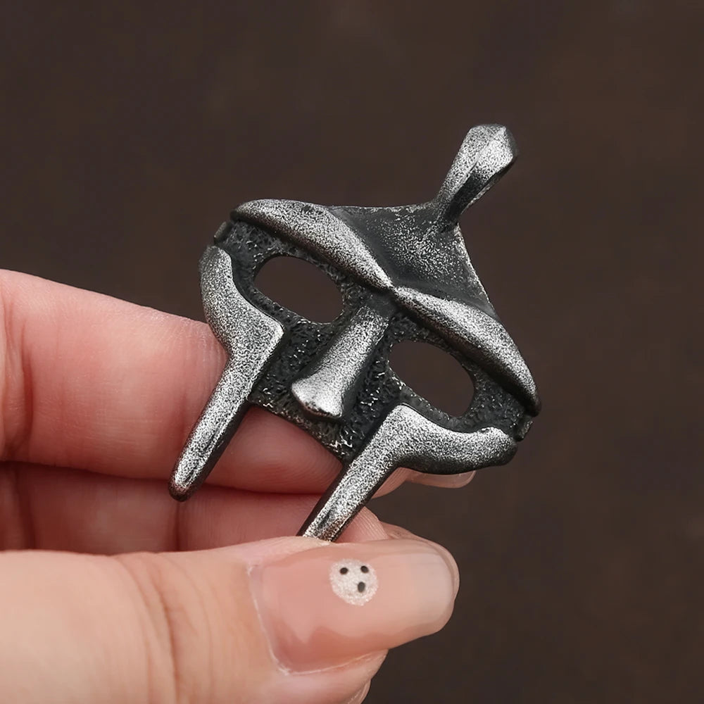 MF Doom Pharaoh Mask Pendant — Stainless