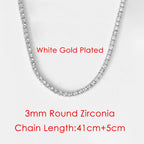 Iced Out Tennis Choker — Stainless Steel