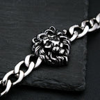 Lion Leopard Bracelet — Stainless Steel