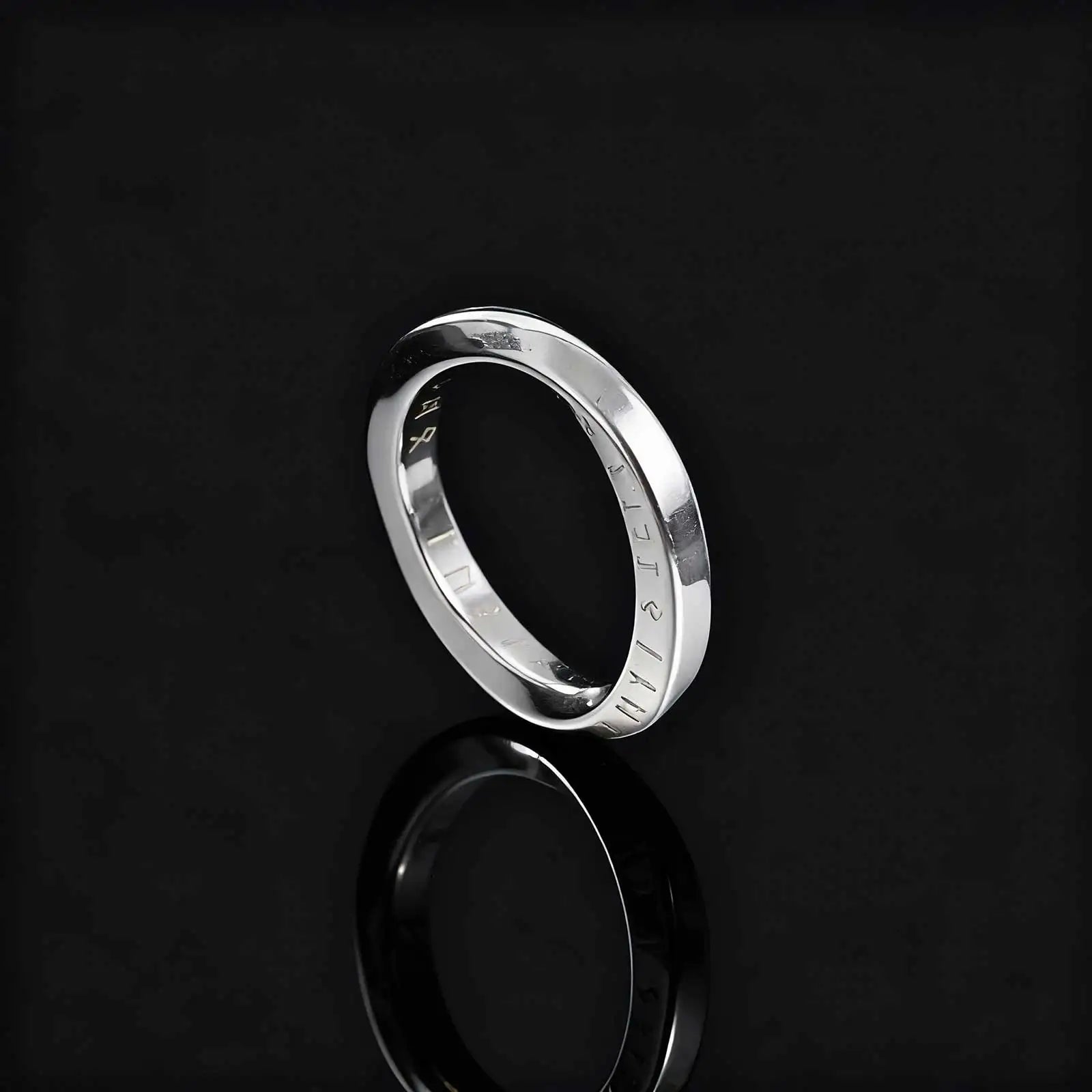 Vintage Rune Stainless Steel Ring