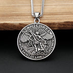 St. Michael Archangel Pendant — Stainless