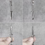 Knife Mens Long Necklaces Pendants Chain Punk Hip Hop Cool for Boy Male Stainless Steel Jewelry Creativity Gift Wholesale