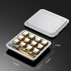 Reusable Whiskey Stones Stainless Steel Ice Cubes Quick-Freeze Wine Cooler Food Grade Metal Pellets Beer Cooler Bar
