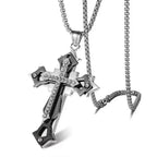 Cross Stainless Steel Pendant Necklace