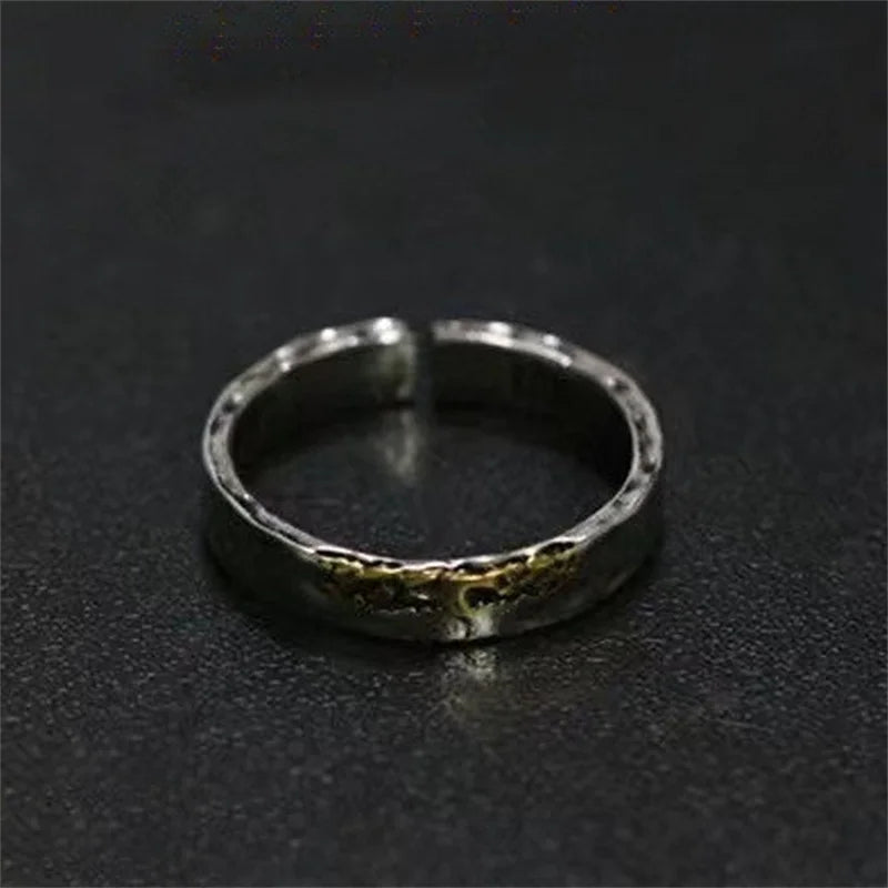 Top Quality 925 Sterling Silver Ring For Men Jewelry Charming Gold Silver Collision Ring Male Gift For Boyfriend